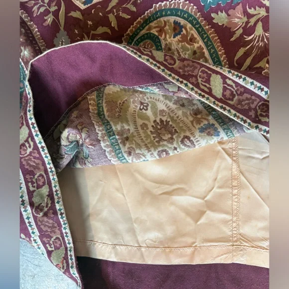 Vintage Ferrara of Milan Paisley Skirt Union Made USA Vintage 12- Modern Small - Picture 3 of 8